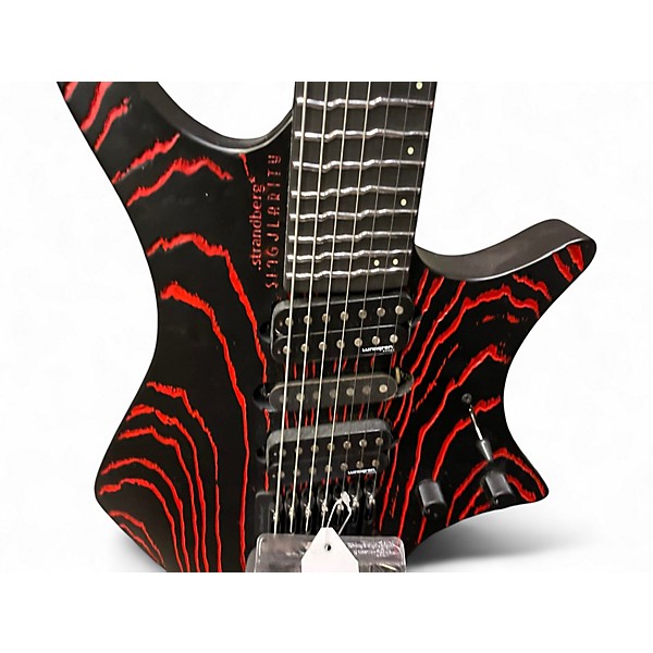 Used strandberg Boden Singularity NX 7 True Temperament Red Blast Solid Body Electric Guitar