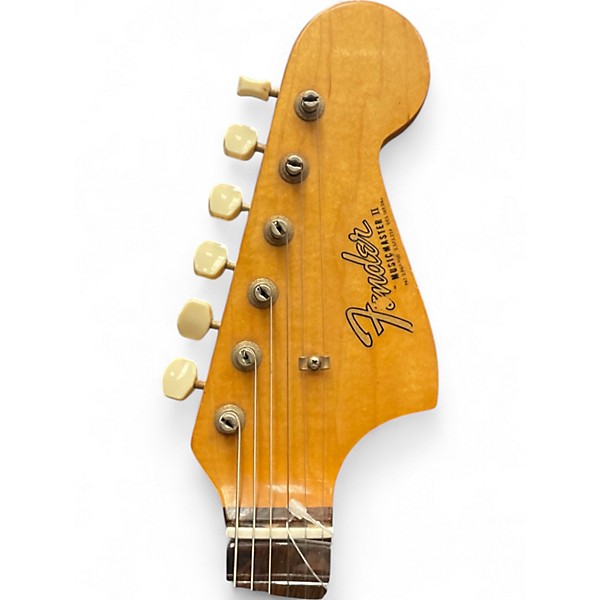 Vintage 1966 Fender Musicmaster II Olympic White Solid Body Electric Guitar