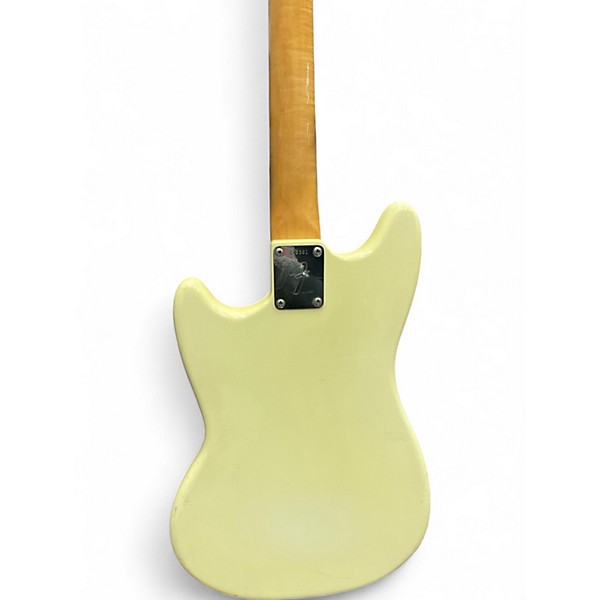 Vintage 1966 Fender Musicmaster II Olympic White Solid Body Electric Guitar