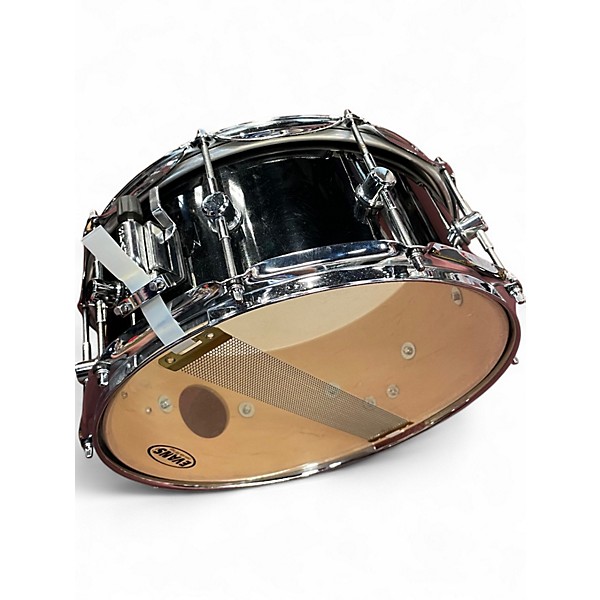 Used Spaun 14X6 MAPLE SNARE PORTED Black Drum