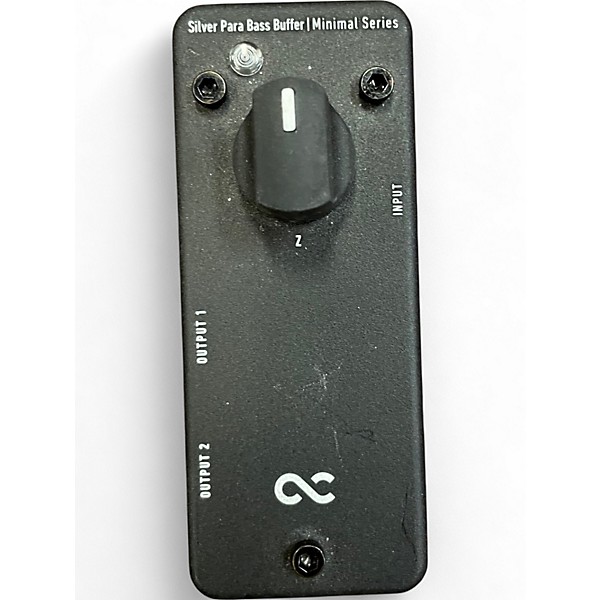 Used One Control Silver Para Bass Buffer Bass Effect Pedal
