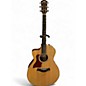 Used Taylor 214CE Deluxe LH Natural Acoustic Electric Guitar thumbnail