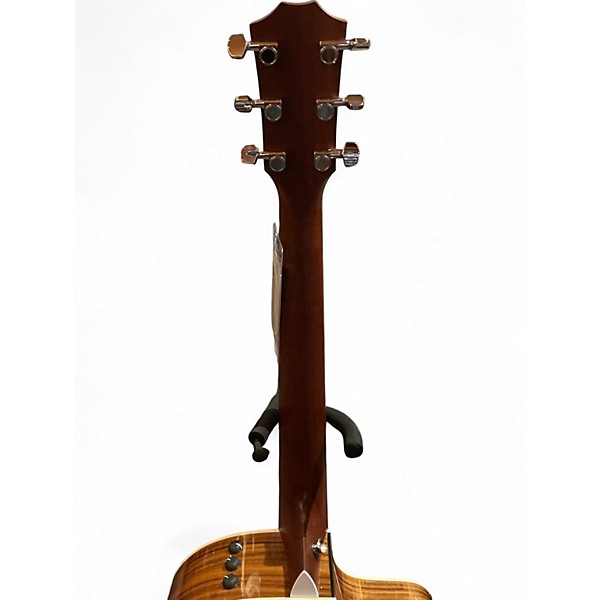 Used Taylor 214CE Deluxe LH Natural Acoustic Electric Guitar