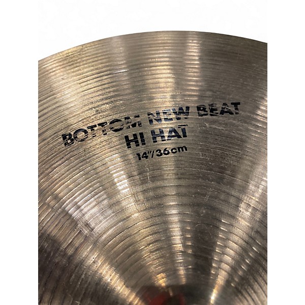 Used Zildjian 14in New Beat Hi Hat Bottom Cymbal