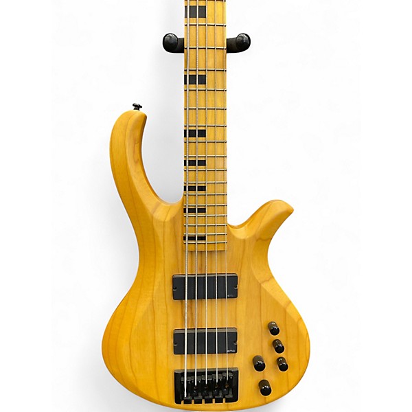 Used Schecter Guitar Research Riot 5 Session Natural Electric Bass Guitar