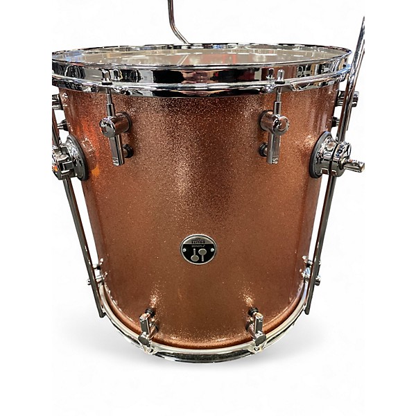 Used SONOR 3 Piece sq2 bright copper sparkle  Drum Kit