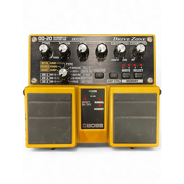 Used BOSS OD20 Overdrive Distortion Effect Pedal | Guitar Center