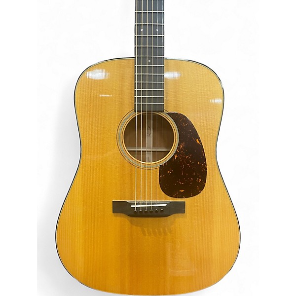 Used Martin D18 Natural Acoustic Guitar