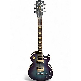 Used Gibson Les Paul Traditional Pro V Flame Top Blueberry Burst Solid Body Electric Guitar