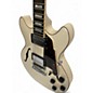 Used 2019 D'Angelico Premier Mini DC Olympic Pearl Hollow Body Electric Guitar