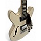 Used 2019 D'Angelico Premier Mini DC Olympic Pearl Hollow Body Electric Guitar