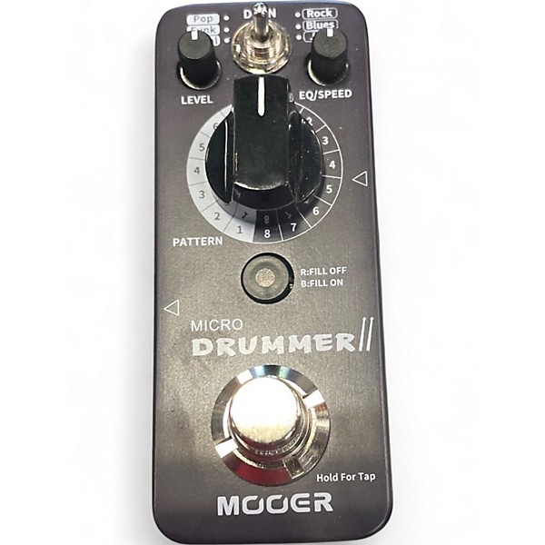 Used Mooer MICRO DRUMMER Percussion Stomp Box