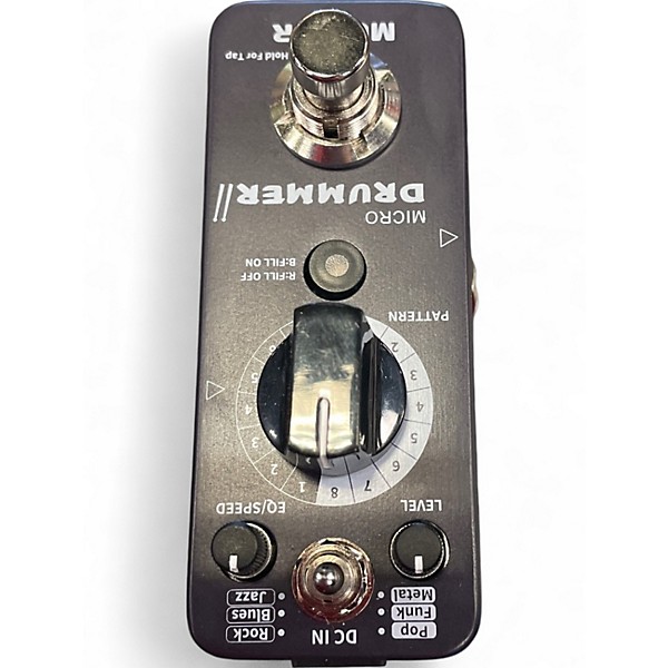 Used Mooer MICRO DRUMMER Percussion Stomp Box