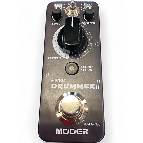 Used Mooer MICRO DRUMMER Percussion Stomp Box