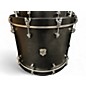 Used SJC Drums 4 Piece USA Custom Maple Black Onyx Drum Kit