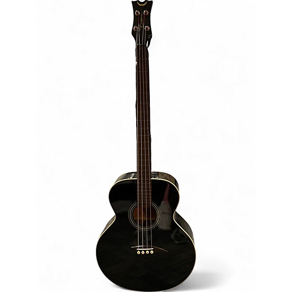 Used Dean EABFL  CBK MF BLACK Acoustic Bass Guitar
