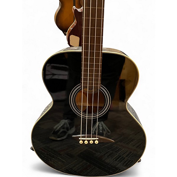 Used Dean EABFL  CBK MF BLACK Acoustic Bass Guitar