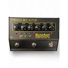 Used Tech 21 Sansamp PBDR Bass Driver DI Bass Effect Pedal