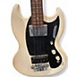 Vintage 1960s Kalamazoo KB-1 White Electric Bass Guitar