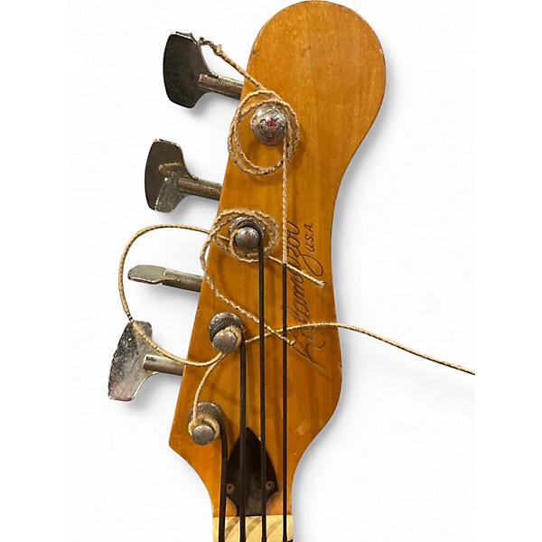 Vintage 1960s Kalamazoo KB-1 White Electric Bass Guitar