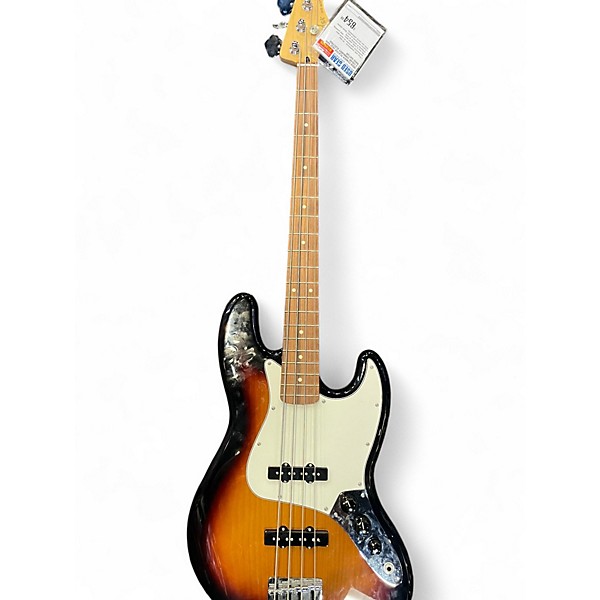 Used Fender Player Jazz Bass 3 Color Sunburst Electric Bass Guitar