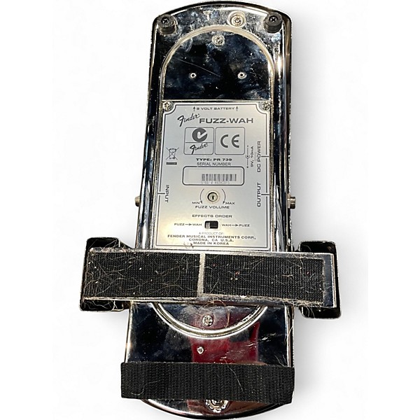 Used Fender FUZZ WAH Effect Pedal