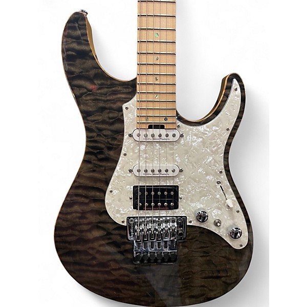 Used ESP CTM Snapper Trans Black Solid Body Electric Guitar