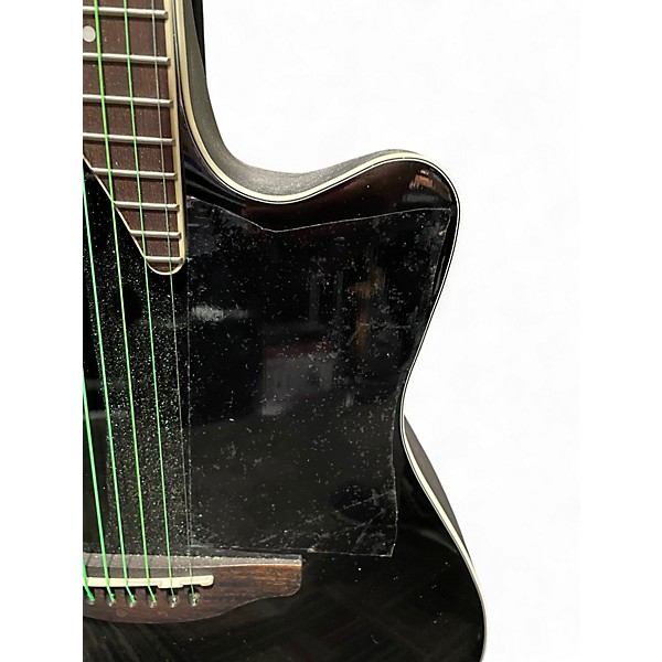 Used Applause ae44II-5 Black Acoustic Electric Guitar