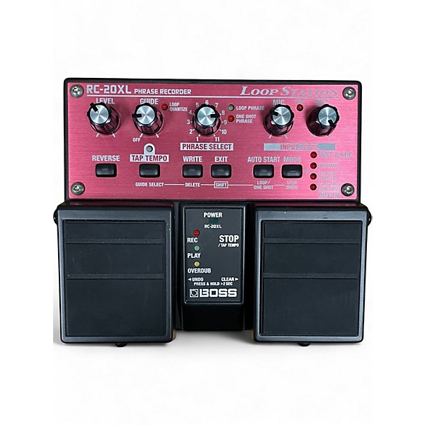 Used BOSS RC20XL Loop Station XL Twin Pedal
