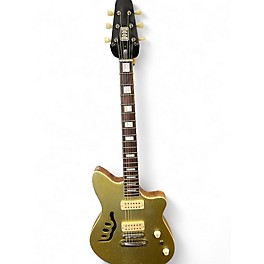 Used Dood THE LETTY 55' GOLD SPARKLE Solid Body Electric Guitar