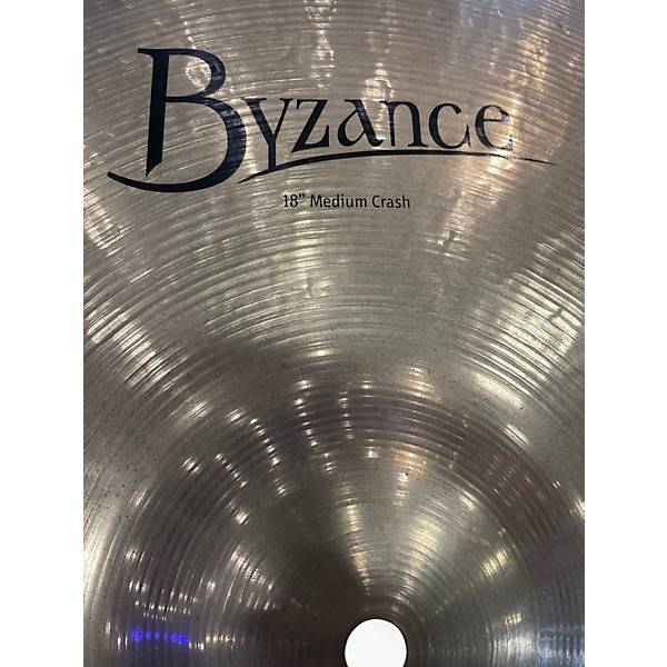 Used MEINL 18in Byzance Medium Crash Cymbal