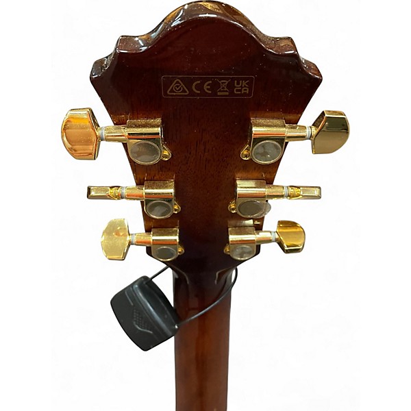 Used Ibanez AE340FMH 2 Color Sunburst Acoustic Electric Guitar