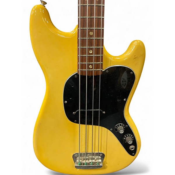 Vintage 1978 Fender musicmaster bass Olympic White Electric Bass Guitar