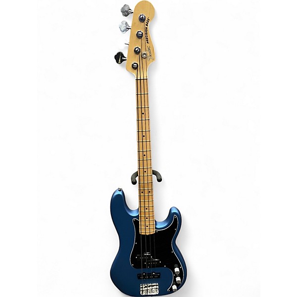 Used 2022 Fender American Performer Precision Bass Blue Electric Bass Guitar
