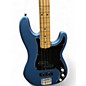 Used 2022 Fender American Performer Precision Bass Blue Electric Bass Guitar