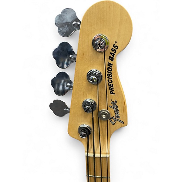 Used 2022 Fender American Performer Precision Bass Blue Electric Bass Guitar