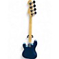 Used 2022 Fender American Performer Precision Bass Blue Electric Bass Guitar
