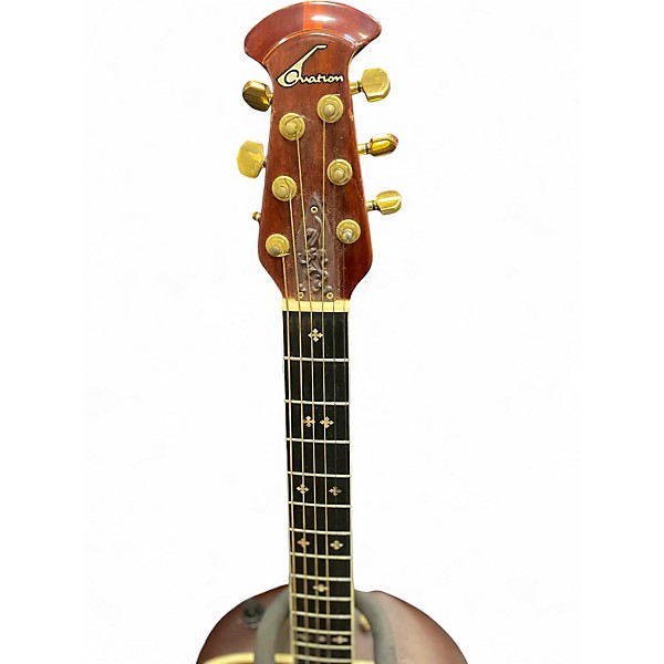 Used Ovation 1657-7 natural Acoustic Electric Guitar