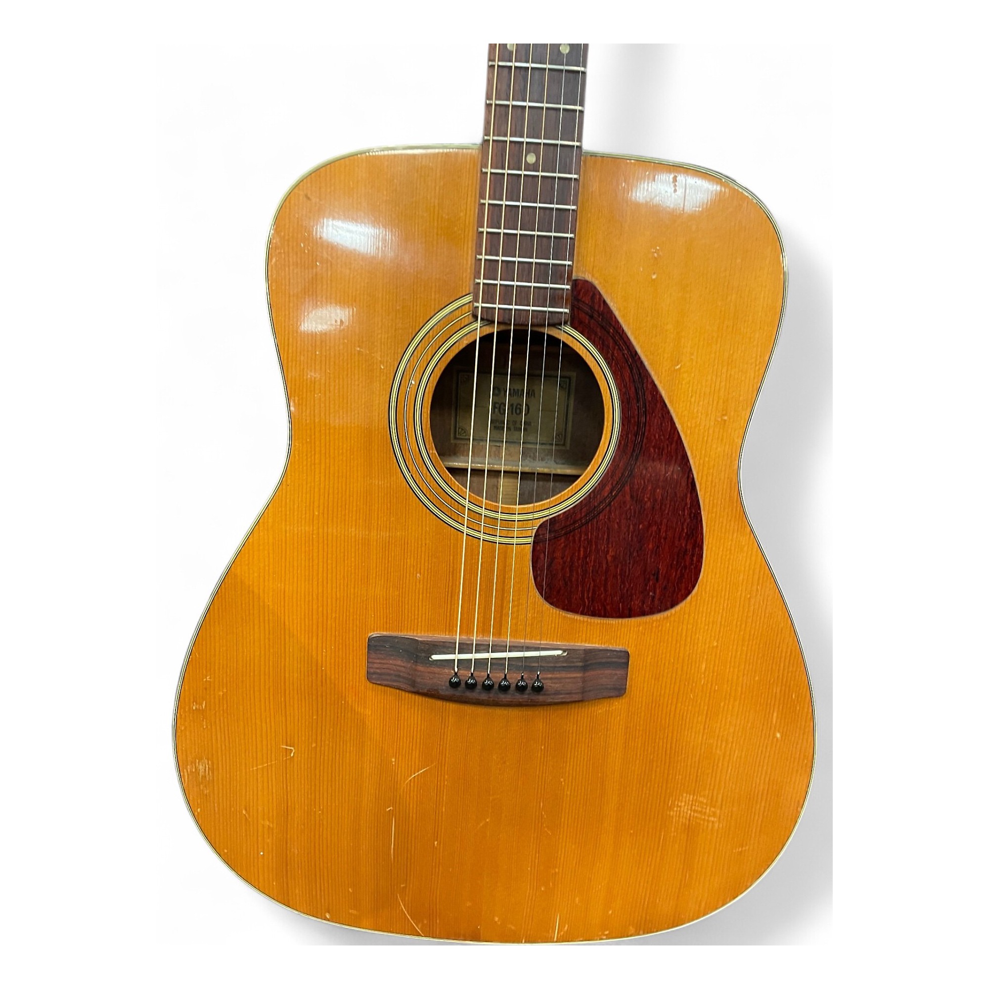 Used Yamaha FG160 Natural Acoustic Guitar Natural | Guitar