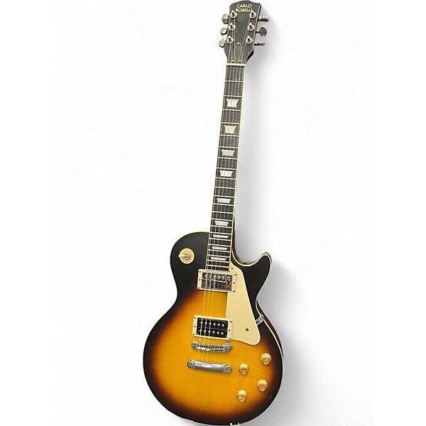 Used Carlo Robelli LP COPY Heritage Sunburst Solid Body Electric Guitar