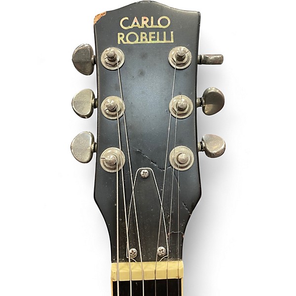 Used Carlo Robelli LP COPY Heritage Sunburst Solid Body Electric Guitar