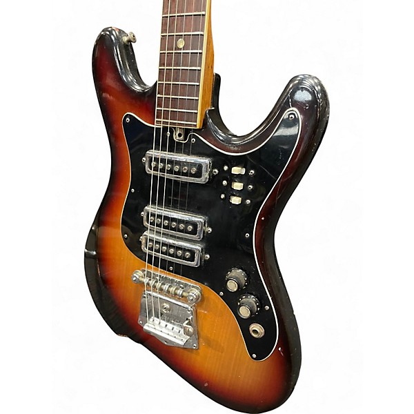 Used Heit DELUXE Brown Sunburst Solid Body Electric Guitar