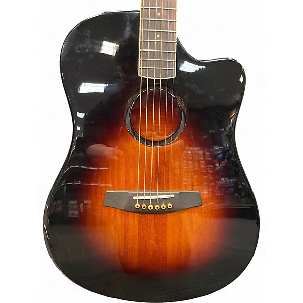 Used LR Baggs AEG1 3 Color Sunburst Acoustic Electric Guitar