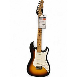 Vintage 1980s Squier Bullet Stratocaster 2 Color Sunburst Solid Body Electric Guitar