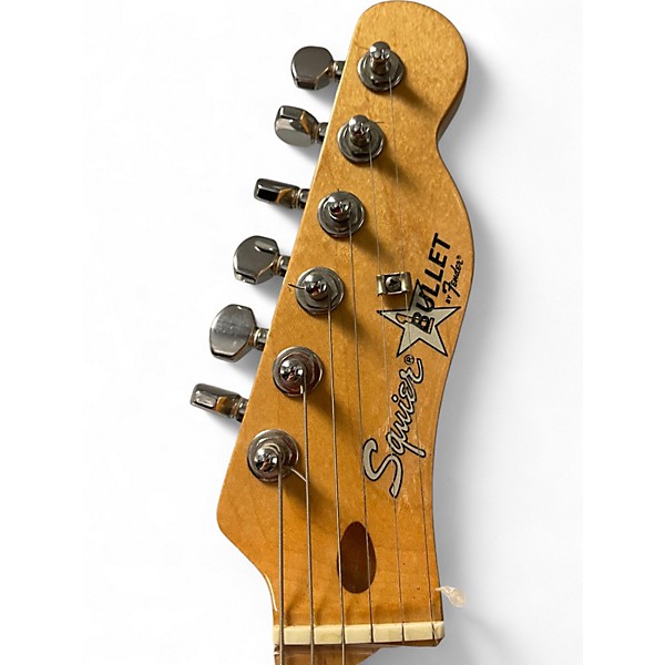 Vintage 1980s Squier Bullet Stratocaster 2 Color Sunburst Solid Body Electric Guitar