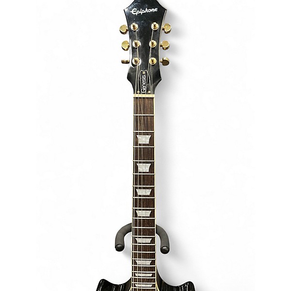 Used Epiphone Genesis Trans Black Solid Body Electric Guitar