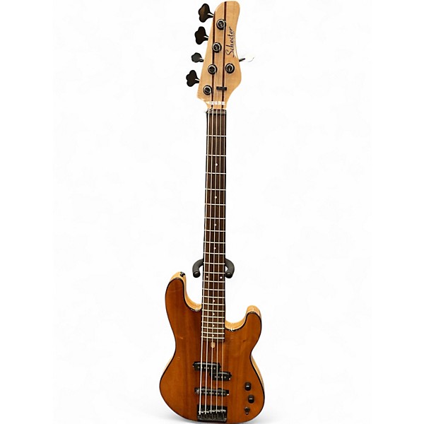 Used Schecter Guitar Research MICHAEL ANTHONY MA-5 KOA Natural Electric Bass Guitar