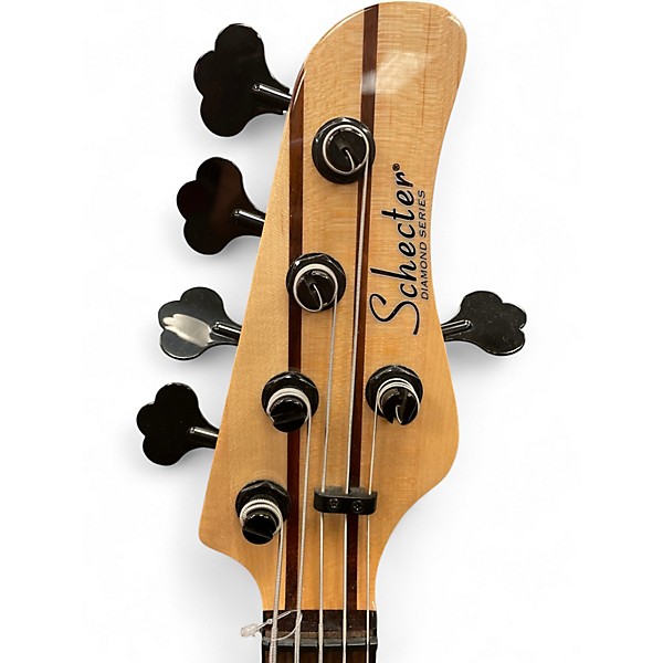 Used Schecter Guitar Research MICHAEL ANTHONY MA-5 KOA Natural Electric Bass Guitar