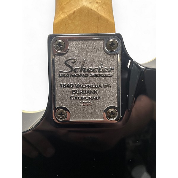 Used Schecter Guitar Research c1-fr Black Solid Body Electric Guitar