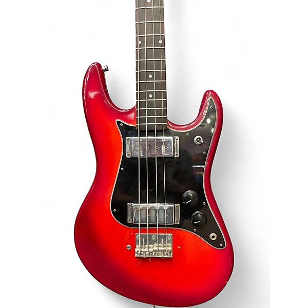 Vintage 1970s Epiphone ET-280 Red Electric Bass Guitar